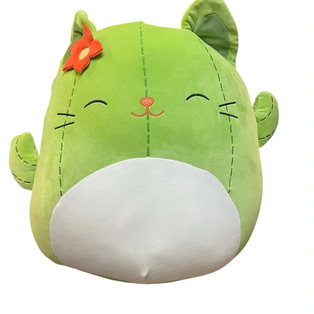 Squishmallows 16 Inch Ms. Miss The Green Cactus Cat